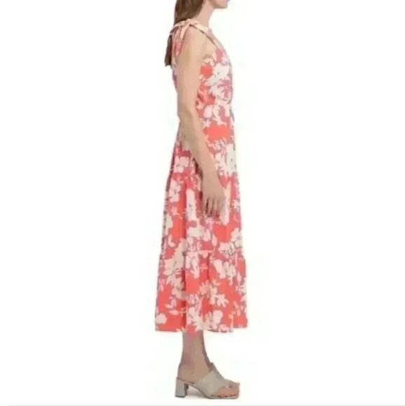 Social Standard Sanctuary Floral Maxi Sun Dress Shoulder BowTie Tier Peasant XXL - Picture 11 of 11